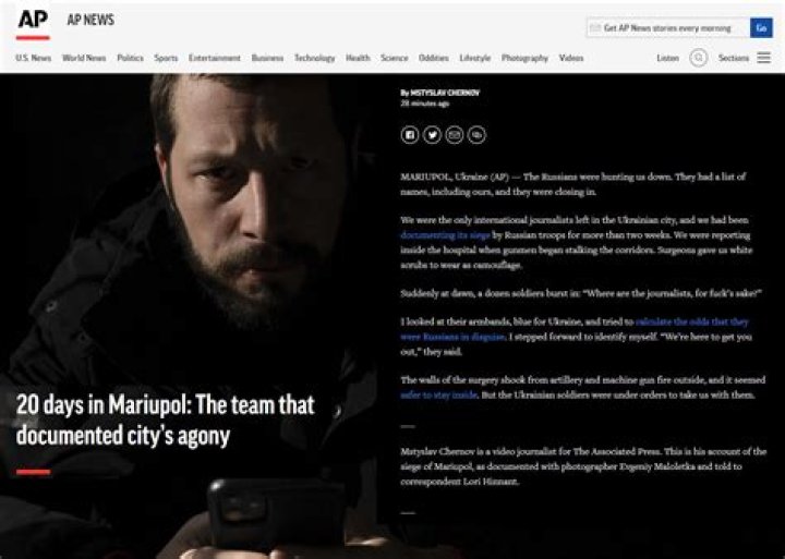 20 days in Mariupol: The team that documented city’s agony