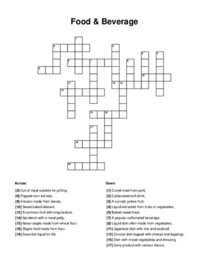 Brunch beverage Crossword Clue NYT