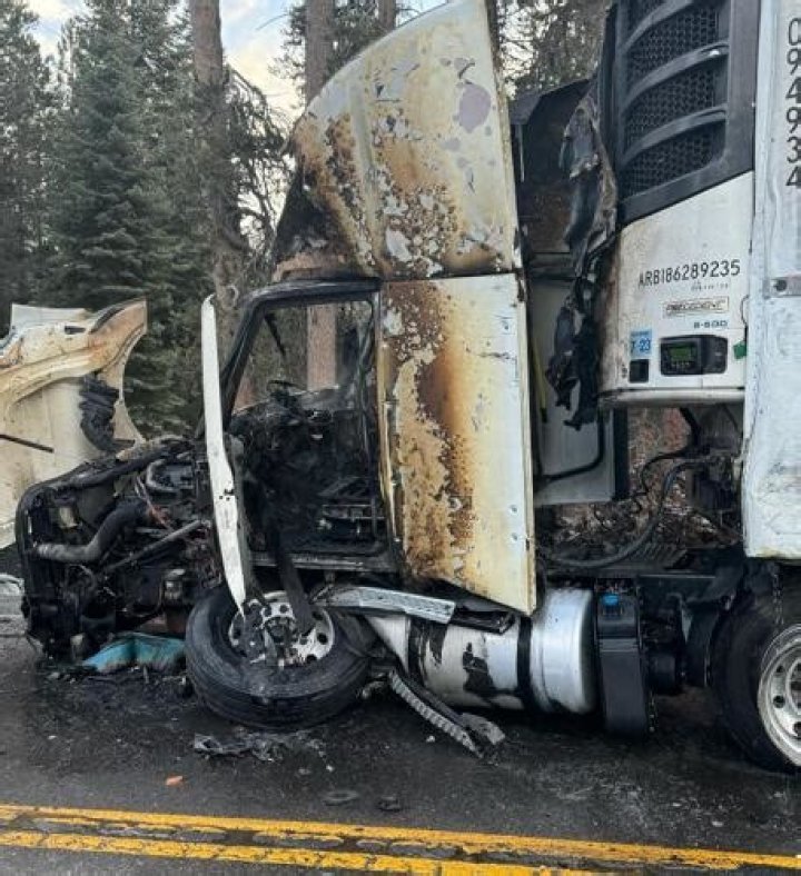 Burnt Semi-Truck Shuts Down Portion of Highway 50 in South Lake Tahoe | News
