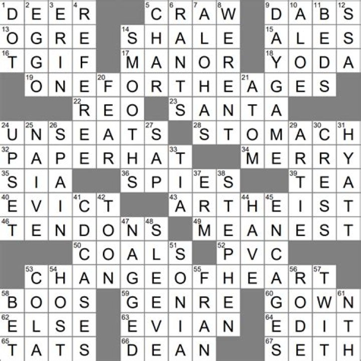 California town with an annual music festival Crossword Clue LA Times