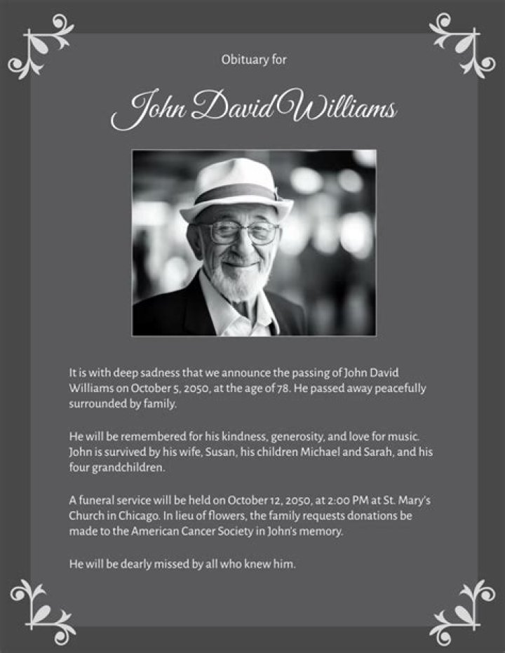 Darling John Obituary, Death Notice & Service Information