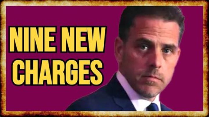 Hunter Biden indicted on nine new tax charges