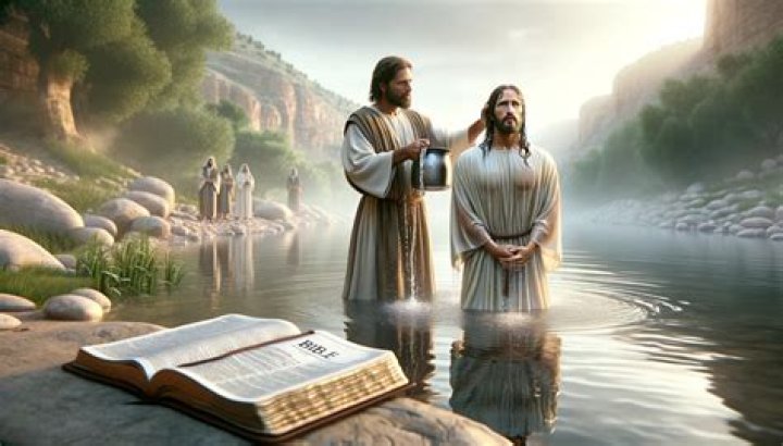 Jesus, the sinless one, was baptized by john to fulfill all righteousness