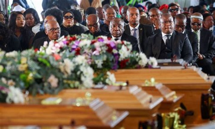 Mass funeral held for 21 teenagers who mysteriously died at South African nightclub