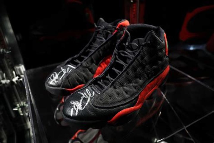 Michael Jordan's game-worn 1998 Air Jordans sell at auction for record $2.24 million