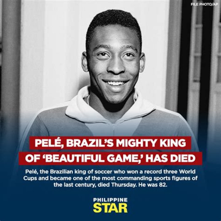 Pelé, Brazil’s mighty king of ‘beautiful game,’ has died