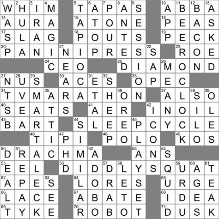 Peppermint Patty's pal Crossword Clue LA Times