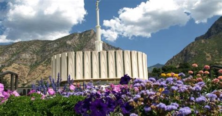 Provo Utah Temple windows broken in an act of vandalism