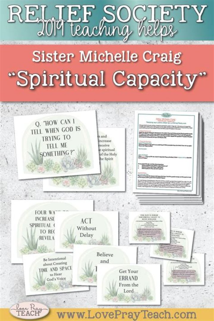 Sister Michelle Craig: ‘Spiritual Capacity’