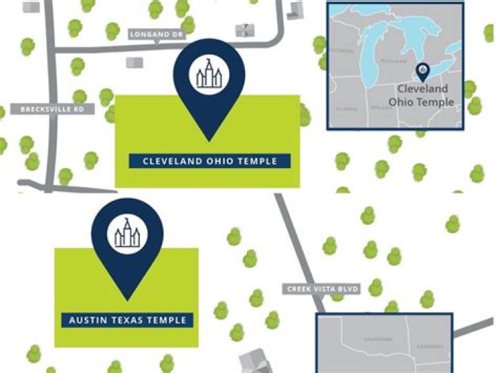 Sites for Austin Texas, Cleveland Ohio and Santiago West temples
