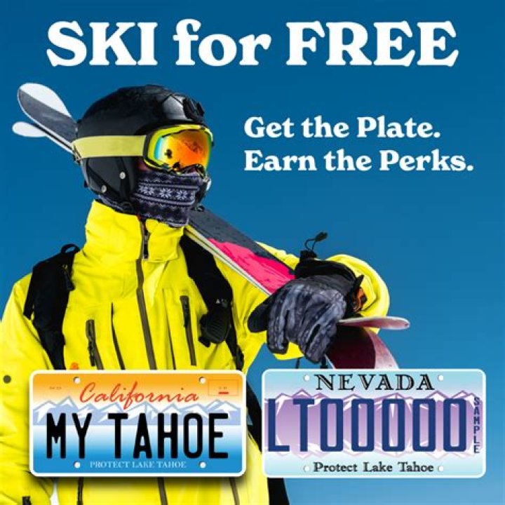 Tahoe ski resorts offer free lift tickets to new Tahoe license plate purchasers | News