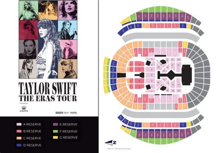 Taylor Swift Eras Tour at Wembley Stadium seating plan revealed - these are the best seats