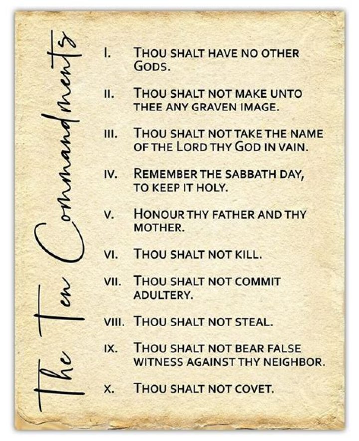 Ten Commandments were written twice by the `finger of the Lord'