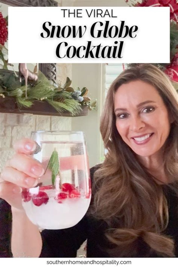 The Viral ‘Snow Globe’ Cocktail Is Perfect For Your Next Holiday Party