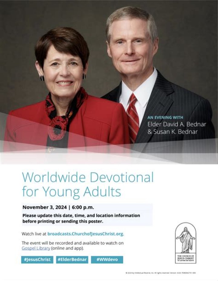 Watch worldwide devotional for youth with Elder Gong