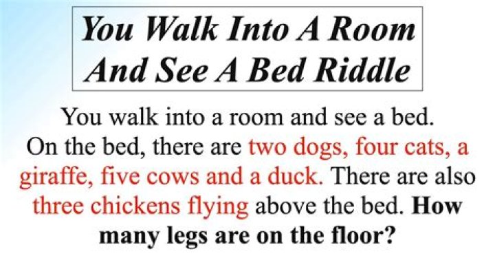You Enter A Room 2 Dogs 4 Horses 1 Giraffe Riddle: Test your Math Skill by Solving You Enter A Room 2 Dogs 4 Horses 1 Giraffe Riddle Answer